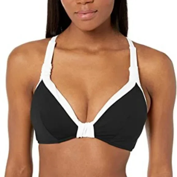 SEAFOLLY Halter F Cup Top / Bikini Bottom Swim Set - Picture 5 of 7